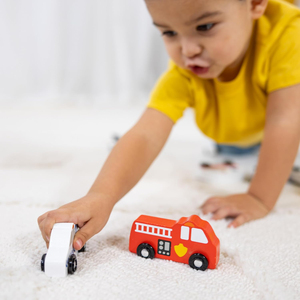 Veicolo in legno giocattolo con vassoio in legno regalo ideale per bambini dai 3 ai 5 anni - Product Image 5