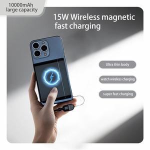 อัปเกรดเครื่องชาร์จเร็<span class=keywords><strong>ว</strong></span> USB Type-C แบบแ<span class=keywords><strong>ม</strong></span>่เหล็กคู่ขนาดการ์ดแบตสำรองสำหรับ iPhone 17 16 AIR PRO MAX ที่ชาร์จสำหรับเดินทาง - Product Image 4