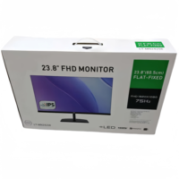 Moniteur de jeu LED incurvé de 23.8 pouces avec panneau IPS HDR 120Hz Nouveau pour PC de bureau
