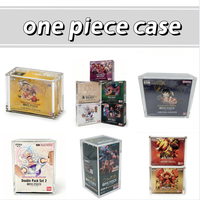 Boîte de Présentation Acrylique Personnalisée avec Couvercles Magnétiques pour Coffret Booster Double Pack One Piece DP02 DP04 TCG