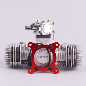 RCGF 40cc T 40CC Twin Cylinder Petrol/<b>Gasoline</b> Engine Dual Cylinder With Muffler/Ignition/Spark Plug for RC Model DIY Airplane - Product Image 3
