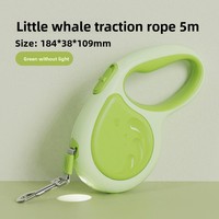 Laisse Rétractable Anti-Choc et Anti-Éclatement pour Chiens de Petite, Moyenne et Grande Taille – Corde de Traction Robuste pour Animaux de Compagnie
