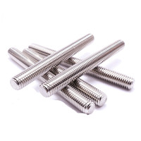 304 Stainless Steel Full Threaded Rod Screw Stud Headless Bolt M3 M4 M5 M6 M8 Black Zinc Finish Metric System