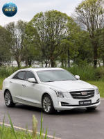 Cadillac ATS Luxe 2017, berline 4 portes 5 places, essence turbo, automatique, cuir, phares LED, toit ouvrant, écran tactile, R17, conduite à gauche, arrière