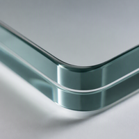 Verre feuilleté trempé 5mm+0.76PVB+5mm, verre de sécurité insonorisé pour les fenêtres et les portes des bâtiments commerciaux, fourniture d'usine