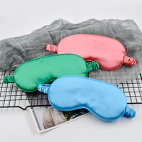 [Personnalisé en usine] Masque de sommeil double face multicolore effet soie pour les yeux et le visage, avec logo personnalisé, fabriqué en Chine
