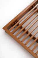 Grilles et registres modernes en bois de forme carrée