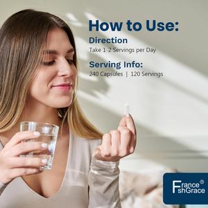 Extractos de Potasio para Plantas en Cápsulas, Apoya la Salud Muscular, Cerebral y Ósea, 240 Cápsulas, Cápsulas de Potasio - Product Image 3