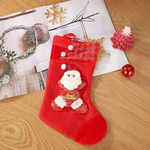 Eco-Friendly Soft Cartoon Socks Gift Bag <b>Large</b> Christmas Tree Pendant Decorative Supplies Children Elderly Elk - Product Image 2