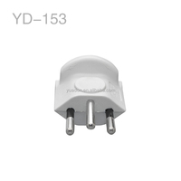YUADON YD-153 EU Plug avec 4.0mm 10A 250V laiton et prise en Nylon pour adaptateur 3PIN approuvé Swiss Power CE