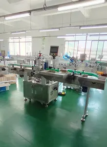 1 Side 2 Side Labelling Machine Water Beer Jar Can Vial Plastic Glass Bottle Labeling Cosmetic Labeling Machine