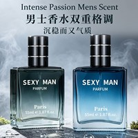 Parfum pour homme 55 ml, Cologne Fraîche Océanique Agrumes Boisées, Vaporisateur Longue Durée, Flacons Carrés en Verre, Vente en Gros Direct Usine