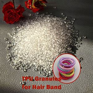 Matières premières en plastique TPU recyclé avec résistance au vieillissement pour la fabrication de bandeaux pour cheveux, granulés TPU Lubrizol de qualité médicale - Product Image 1