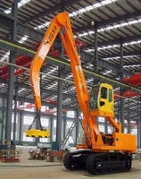 Ventouse électromagnétique pour excavatrices 23-26 tonnes, accessoire moteur, couleur jaune, force magnétique puissante, coque durable