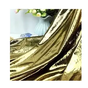 Listra revestimento textura hot stamping bronzeando glitter óleo tecido ouro carimbo para dança festa vestido folha tecido