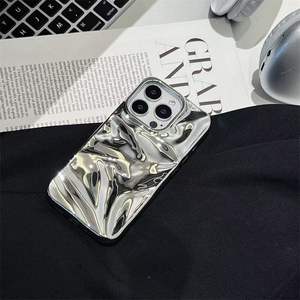 Moda TPU a prueba de golpes 3D Water Ripple funda de teléfono móvil para <span class=keywords><strong>iPhone</strong></span> 17 Air 17 16 15 14 13 <span class=keywords><strong>12</strong></span> 11 Pro Max - Product Image 4