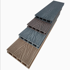 Hot bán UV kháng môi trường bảo vệ bầu trời Vườn gỗ sàn nhựa chải <span class=keywords><strong>WPC</strong></span> decking cho ngoài trời - Product Image 5