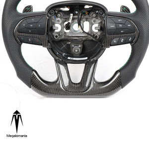 Volante de fibra de carbono de velocidad de carreras LED para Dodge Charger Challenger <span class=keywords><strong>SRT</strong></span> 2015 + - Product Image 6