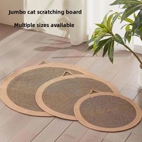 Tapis à griffer pour chat en fil de coton tissé, durable, anti-déchirure, pour aiguiser les griffes, lit confortable, idéal pour grimper et griffer en été