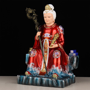 Estatua Divina Bixia Yuanjun, Diosa del Ojo, Buda, para Culto en el Hogar, Monte Tai, Abuela, Madre Mayor, Semielaborada, Venta al por Mayor de Fábrica - Product Image 2