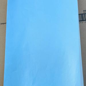 Korea Popular 90gsm Art Self-adhesive <b>Paper</b>/ Acrylic/ European <b>Blue</b> Glassine Jumbo Label <b>Rolls</b> - Product Image 2