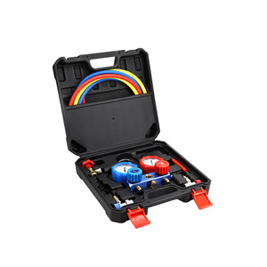 Juego de manómetros para aire acondicionado de coche, herramienta de carga de refrigerante R134a para reparación de aire acondicionado de coche - Product Image 3