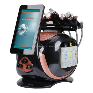 Appareil de nettoyage des pores du visage multifonctionnel 8 en 1 H2o Aqua Peel, rajeunissement de la peau, jet d'oxygène, dermabrasion, zone des yeux ciblée - Product Image 3