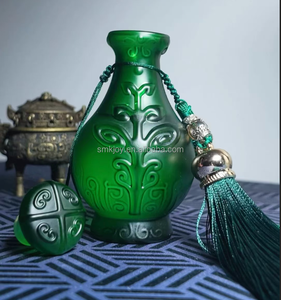 Réplique de flacon de contrôle du destin, le voyage mortel vers l'immortalité, bouteille verte mystérieuse de <span class=keywords><strong>Han</strong></span> Li, ornement de collection de bureau - Product Image 4