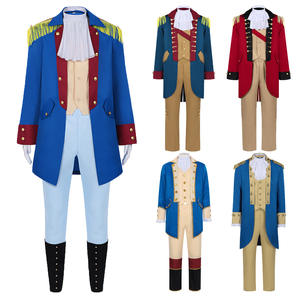 Disfraz de George Washington para Hombre - Traje Formal de Presidente Colonial con Frac para Recreación Histórica y Juego de Rol de Abogado en Halloween - Product Image 1