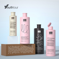 Bouteille de gel douche en plastique ISO9001 PEPIS 100-300ml, flacon de savon liquide avec bouchon à clapet, emballage vide pour shampoing et lotion
