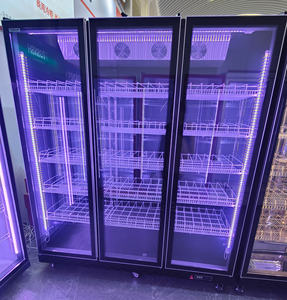 2 דלתות מקרר אוויר מקורר צג זכוכית מקרר יותר עבור ארון תצוגה מקררים יין ומשקאות - Product Image 3