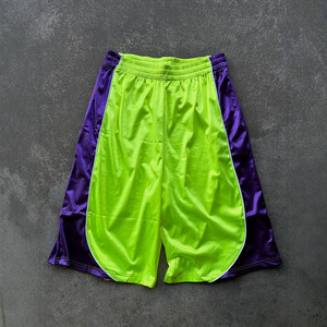 Shorts Bermuda pour homme, couleur noire unie, taille élastique, séchage rapide, décontractés, en toile tricotée, avec cordon de serrage, poches, en polyester - Product Image 2