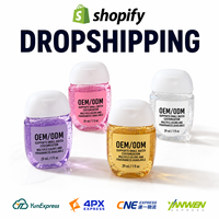Gel désinfectant pour les mains OEM ODM 29 ml, hydratant, à l'alcool, étiquette privée, dropshipping