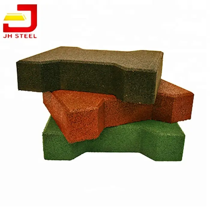 Briques antidérapantes en caoutchouc, 25 30 35 40 45mm d'épaisseur, différentes couleurs, Options de couleurs, offre spéciale, pièces