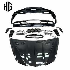 Accessoires de véhicule C8 Capot moteur avant Pare-chocs arrière Diffuseur de pare-chocs Kit carrosserie pour Chevrolet <span class=keywords><strong>Corvette</strong></span> C8 Pièces de spoiler de pare-chocs de voiture - Product Image 6