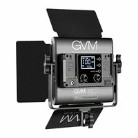 Éclairage professionnel 60 w GVM, Kit d'éclairage RGB bi-couleur, lumière 800D