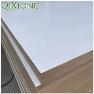 Qixiong 2023 Heet Eenvoudig Ontwerp Synchroniseren Bord Witte Melamine Mdf Melamine Spaanplaat
