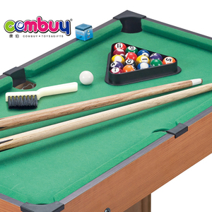 Table de billard en bois pour jeu de billard de table d'intérieur, avec balles et accessoires - Product Image 6