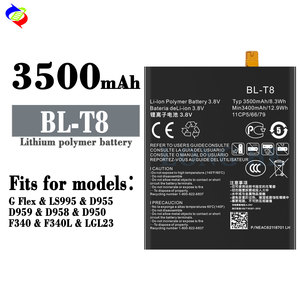 BL-T8 Polymer Pin Lithium cho LG G <span class=keywords><strong>Flex</strong></span> <span class=keywords><strong>F340</strong></span> D950 D955 D958 D959 ls995 Pin điện thoại di động - Product Image 1