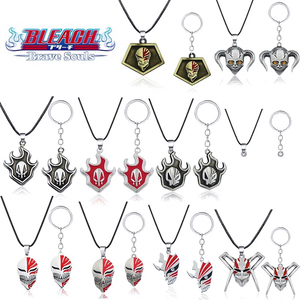 26 Llaveros y Collares <span class=keywords><strong>de</strong></span> Metal <span class=keywords><strong>de</strong></span> Diseño <span class=keywords><strong>de</strong></span> Alta Calidad con Colgante <span class=keywords><strong>de</strong></span> Aleación para los Fans del Anime BLEACH como Regalo - Product Image 2