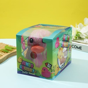 Nuevo Juguete Sensorial Antiestrés de Pato Gigante Tie Dye, Ecológico, Seguro y Duradero, de Rebote Lento y Suave - Product Image 6