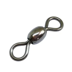 Free Samples 500 pcs/bag Stainless steel Fishing Crane Swivel ,,Saltwater Fishing tackle