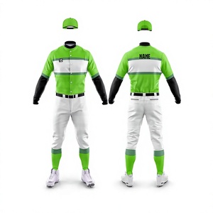 Maillot de baseball personnalisé pour homme, manches courtes, impression sublimée, polyester anti-humidité, uniforme adulte, coupe régulière, numéros d'équipe - Product Image 1
