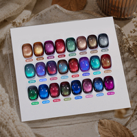 BORN PRETTY Fabricant 10ml Vernis à Ongles Magnétique Effet Œil de Chat Couleur Foncée OEM Gel Vernis Rouge Hiver Effet Œil de Chat pour Nail Art de Noël