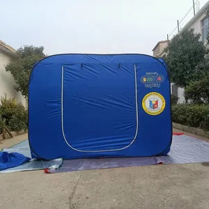 Compartimento para tenda de evacuação, tenda dobrável aberta rápida para emergência médica, tenda de alívio de desastro