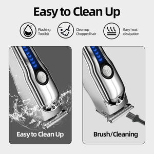 Machine de coupe de cheveux électrique professionnelle <span class=keywords><strong>pour</strong></span> outil de calvitie lame en acier inoxydable ABS anglais <span class=keywords><strong>pour</strong></span> tondeuses à cheveux - Product Image 2