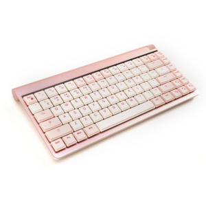 Low Profile Mechanical switches USB Type-C 84-Key Three-Mode Silent Mechanical Gaming <b>Keyboard</b> Pink New - Product Image 2