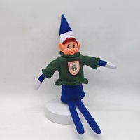 Vente chaude Elf Doll Bookshelf Ornement Décoration de Noël transfrontalière et Pâques Stock Factory Wholesale pour le commerce extérieur