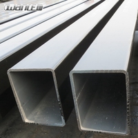 Tubes carrés et rectangulaires en acier au carbone JIS G3466 STKR 400/490 pour la construction de cadres de tuyaux de forage soudés