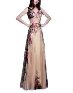 Robe de soirée en mousseline de soie pour femmes, jupe longue, motifs floraux, à la mode, nouvelle collection, été, <span class=keywords><strong>2022</strong></span> - Product Image 2